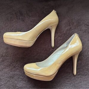 Michael Kors Camel Patent Pumps Heels 10M